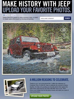 Jeep photo mosaic