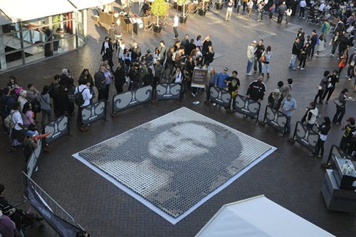 Mona Lisa Coffee Mosaic – The Rocks Aroma Festival Launch 2009