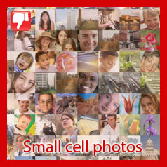 Photo mosaic box1 (small cells)